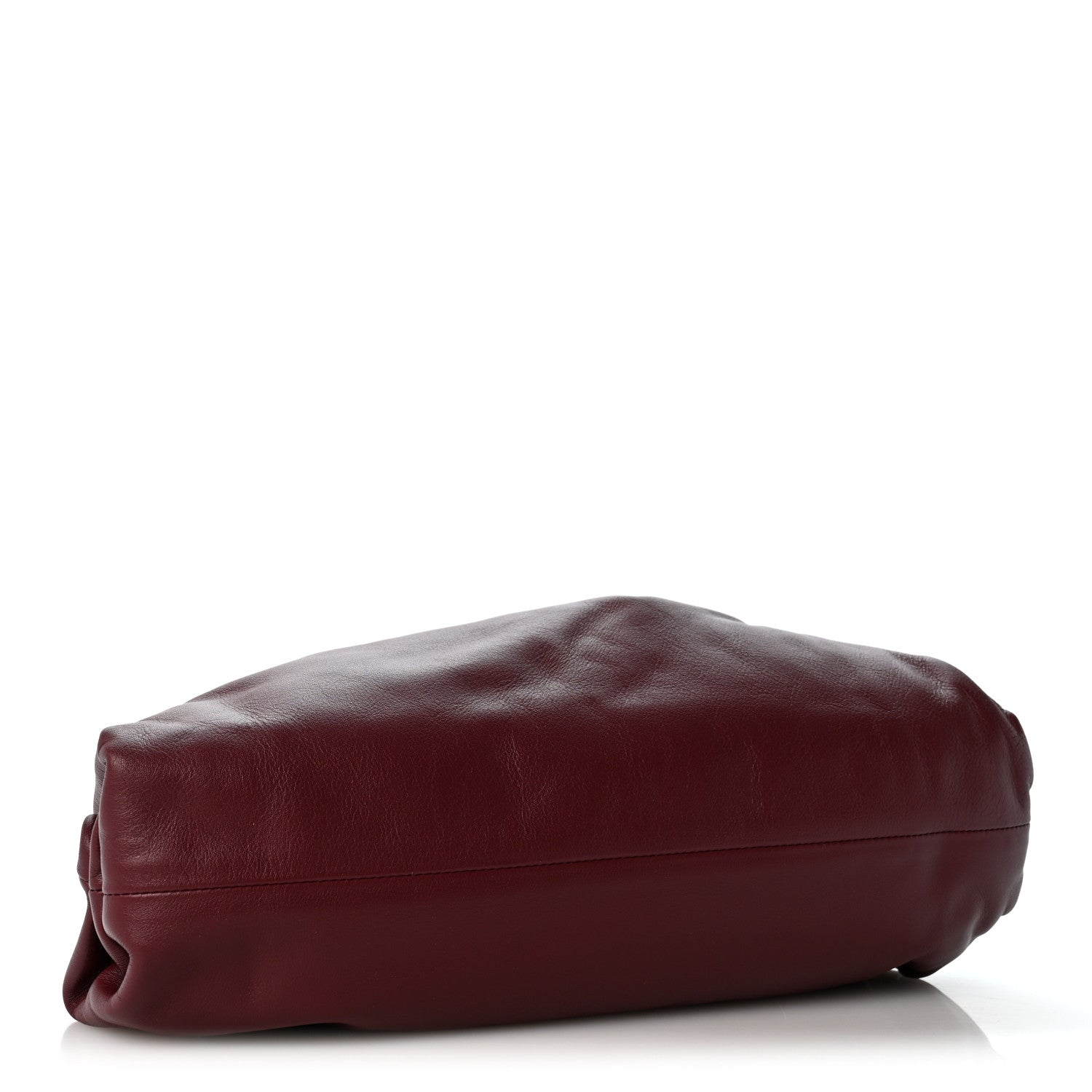 Bottega Veneta Smooth Butter Calf The Pouch Oversized Clutch Bordeaux 4 of 10