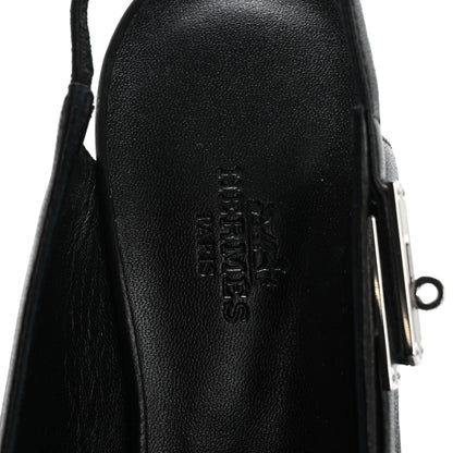Hermes Nappa Lover 80 Pumps 39 Black 7 of 9