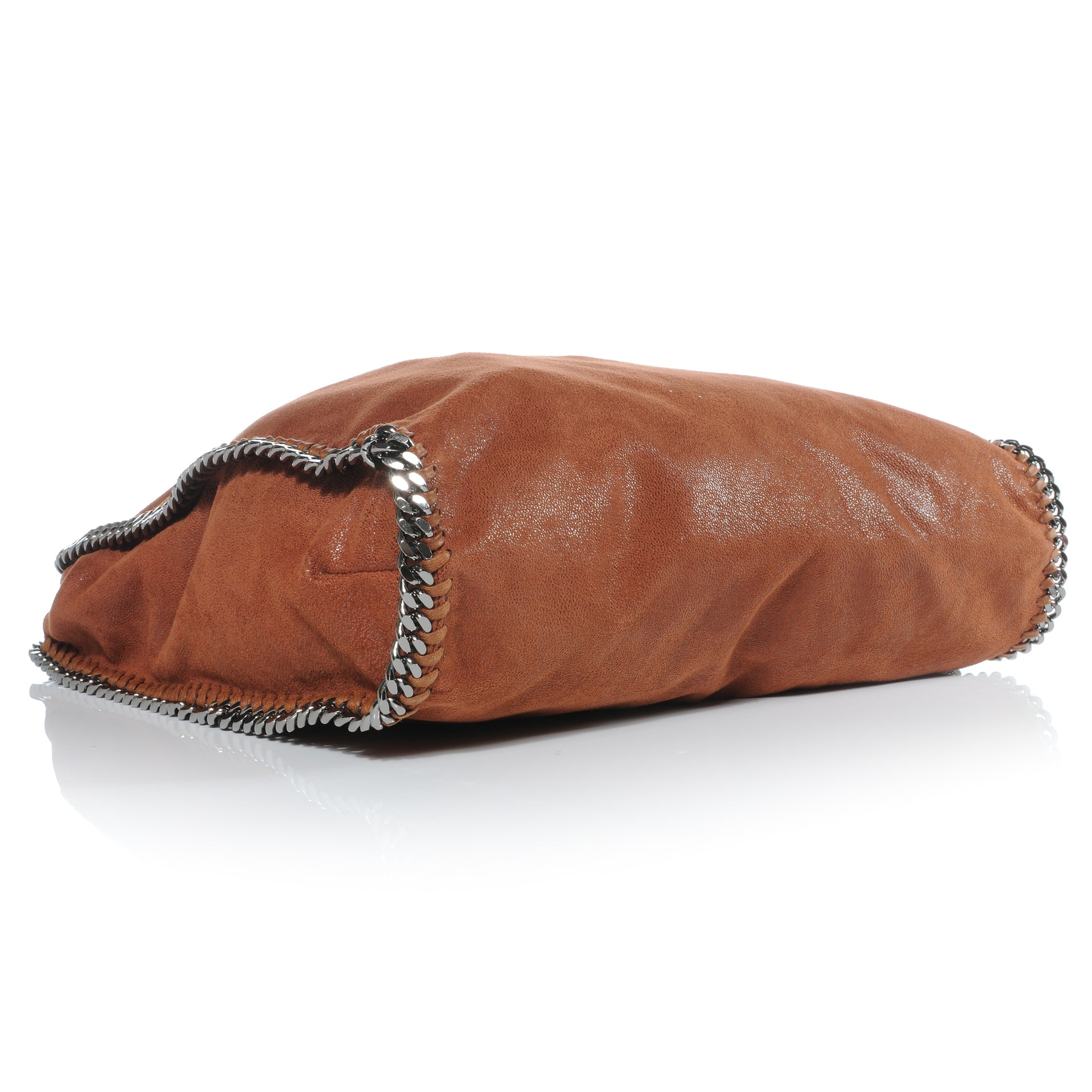 Stella McCartney Faux Leather Shaggy Deer Large Falabella Brown 4 of 7