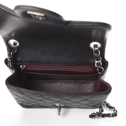 Chanel Lambskin Quilted Mini Square Flap Black 4 of 8