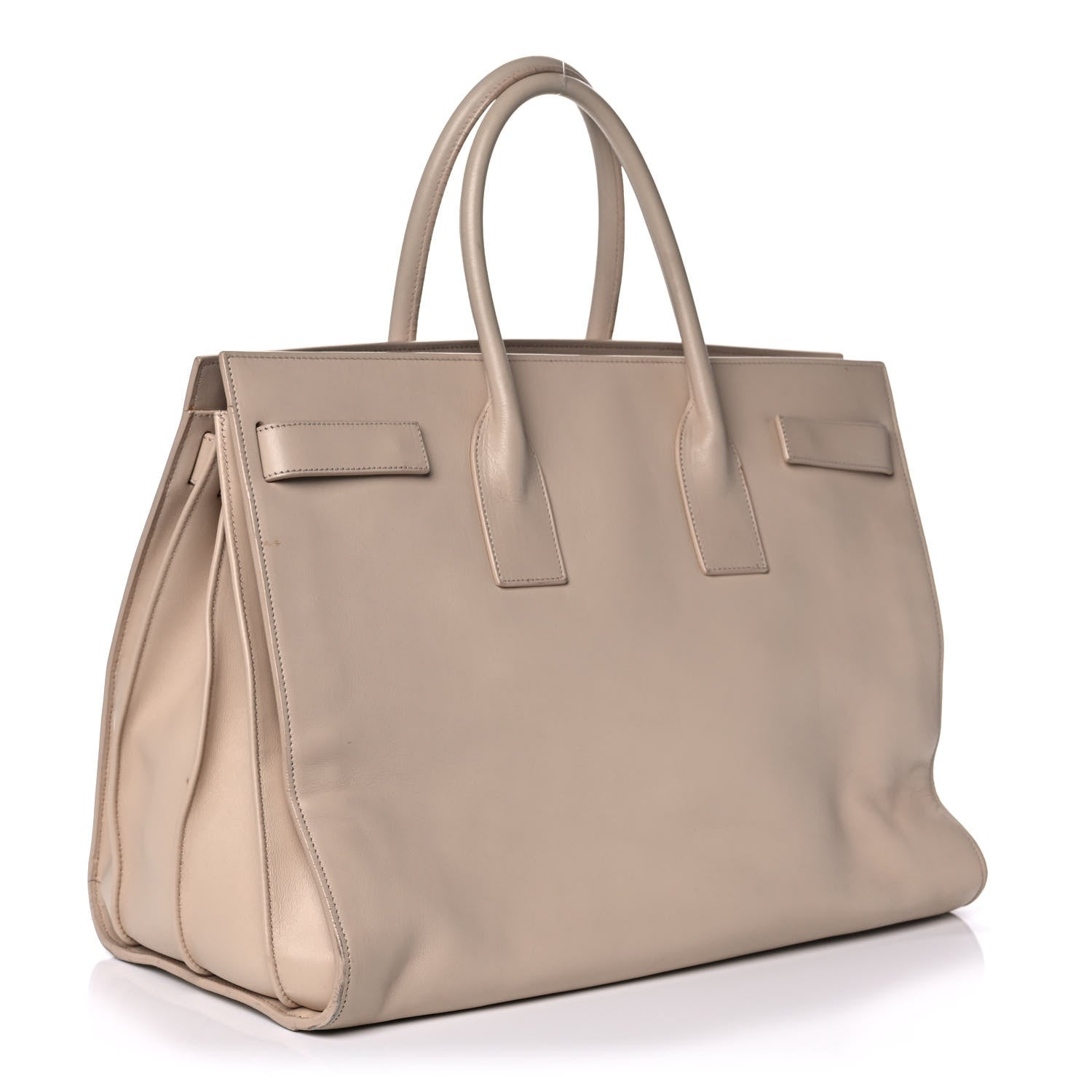 Saint Laurent Calfskin Large Sac de Jour Carryall Nude Powder 3 of 15