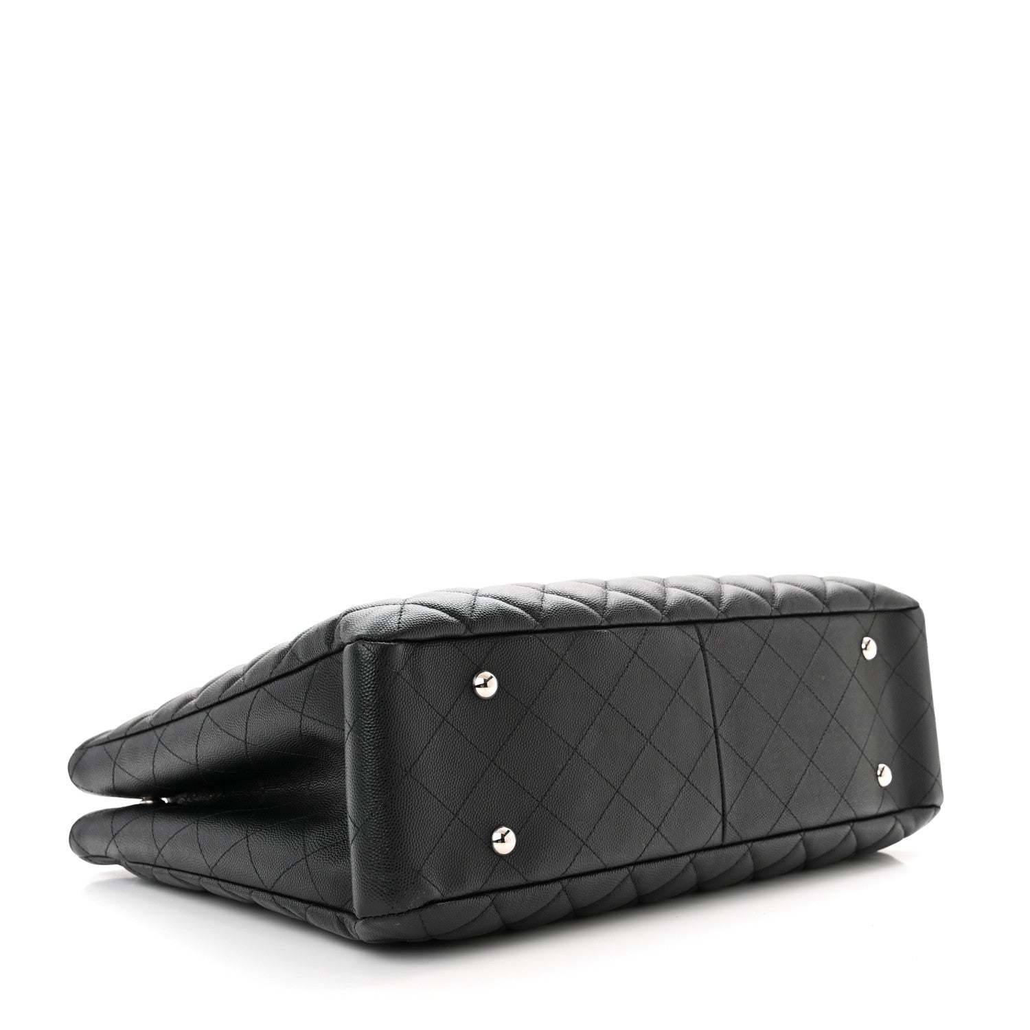 Chanel Caviar Quilted Large Shopping Tote Black 4 of 10