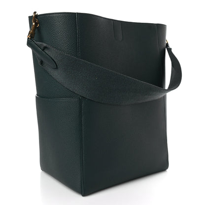 Celine Soft Grained Calfskin Sangle Bucket Bag Amazone 3 of 9