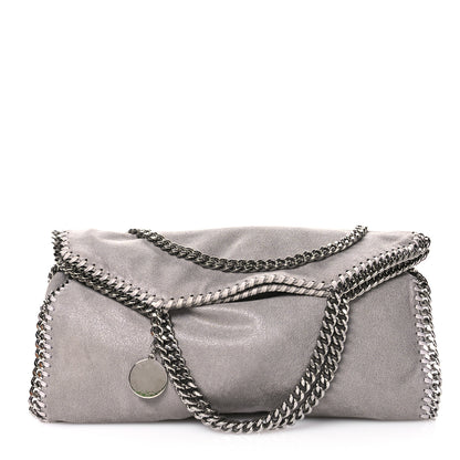 Stella McCartney Shaggy Deer Falabella Fold Over Tote Light Grey 1 of 10