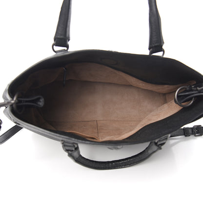 Bottega Veneta Cervo Deerskin Braided Tote Black 4 of 10