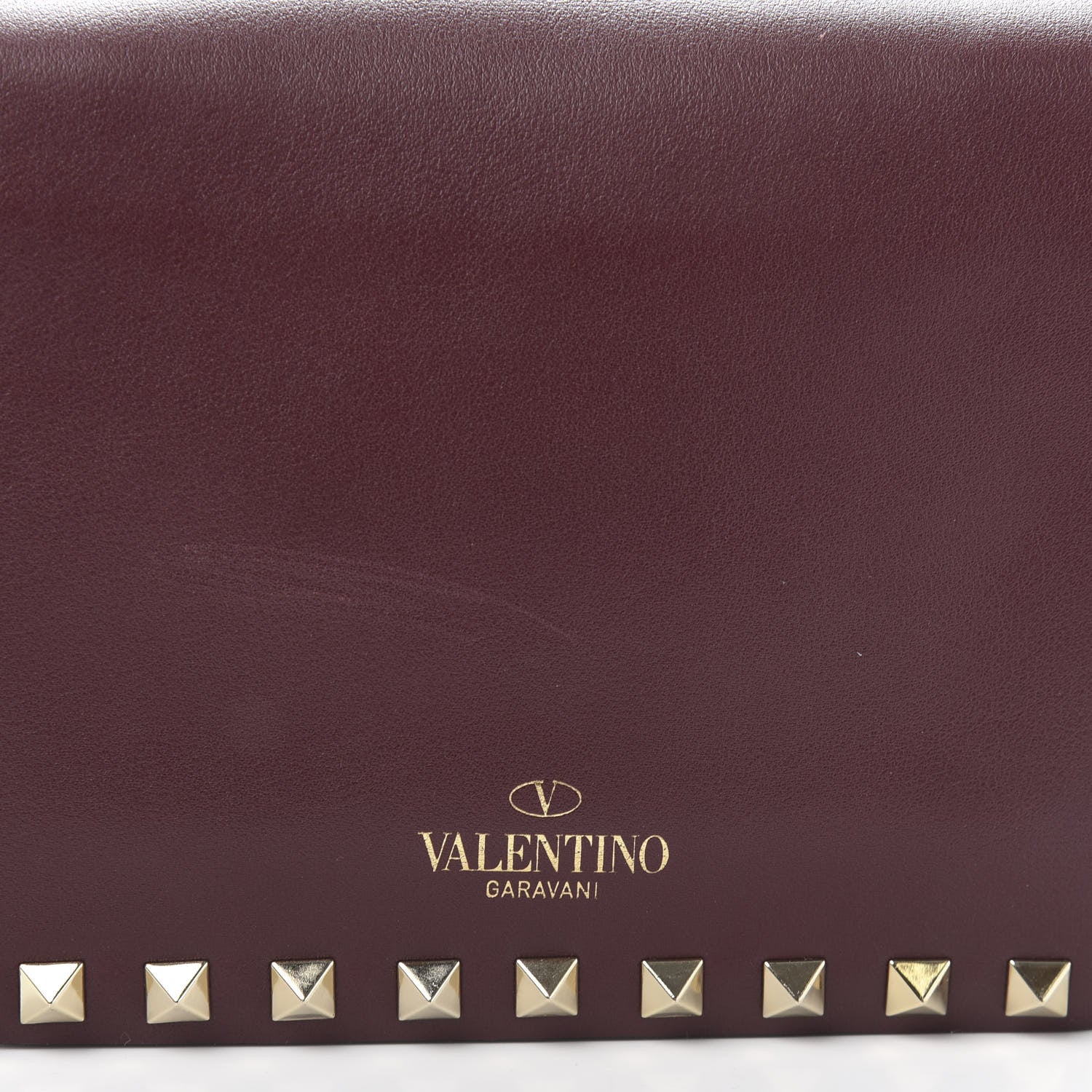 Valentino Garavani Vitello Rockstud Flap Crossbody Bag Rubin 11 of 12