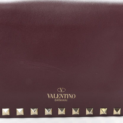 Valentino Garavani Vitello Rockstud Flap Crossbody Bag Rubin 11 of 12