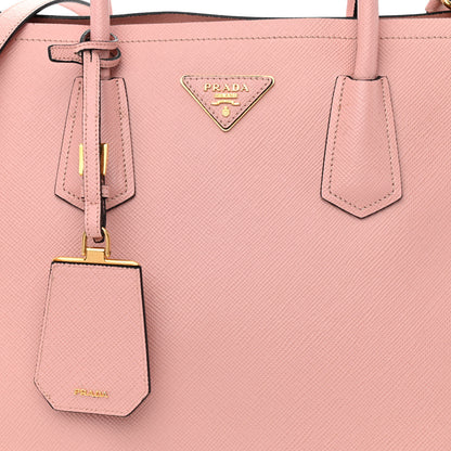 Prada Saffiano Cuir Medium Double Bag Orchidea 8 of 16