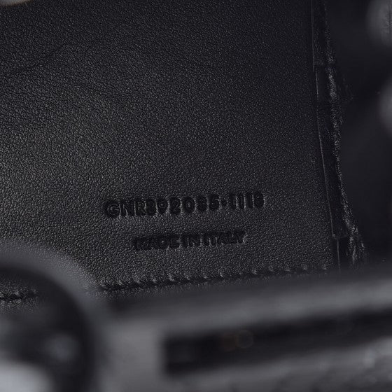 Saint Laurent Calfskin Crocodile Embossed Nano Sac De Jour Black 6 of 8