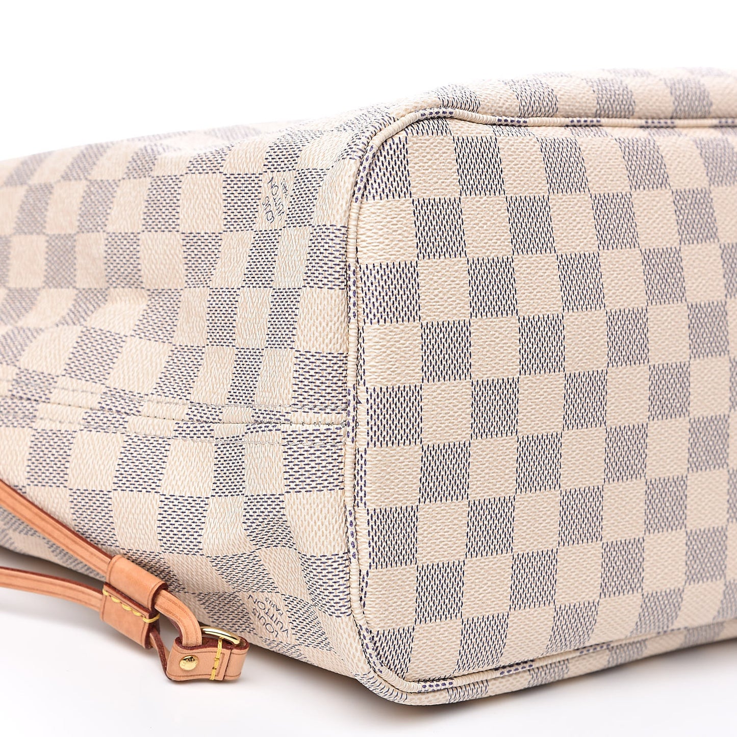 Damier Azur Neo Neverfull MM Rose Ballerine