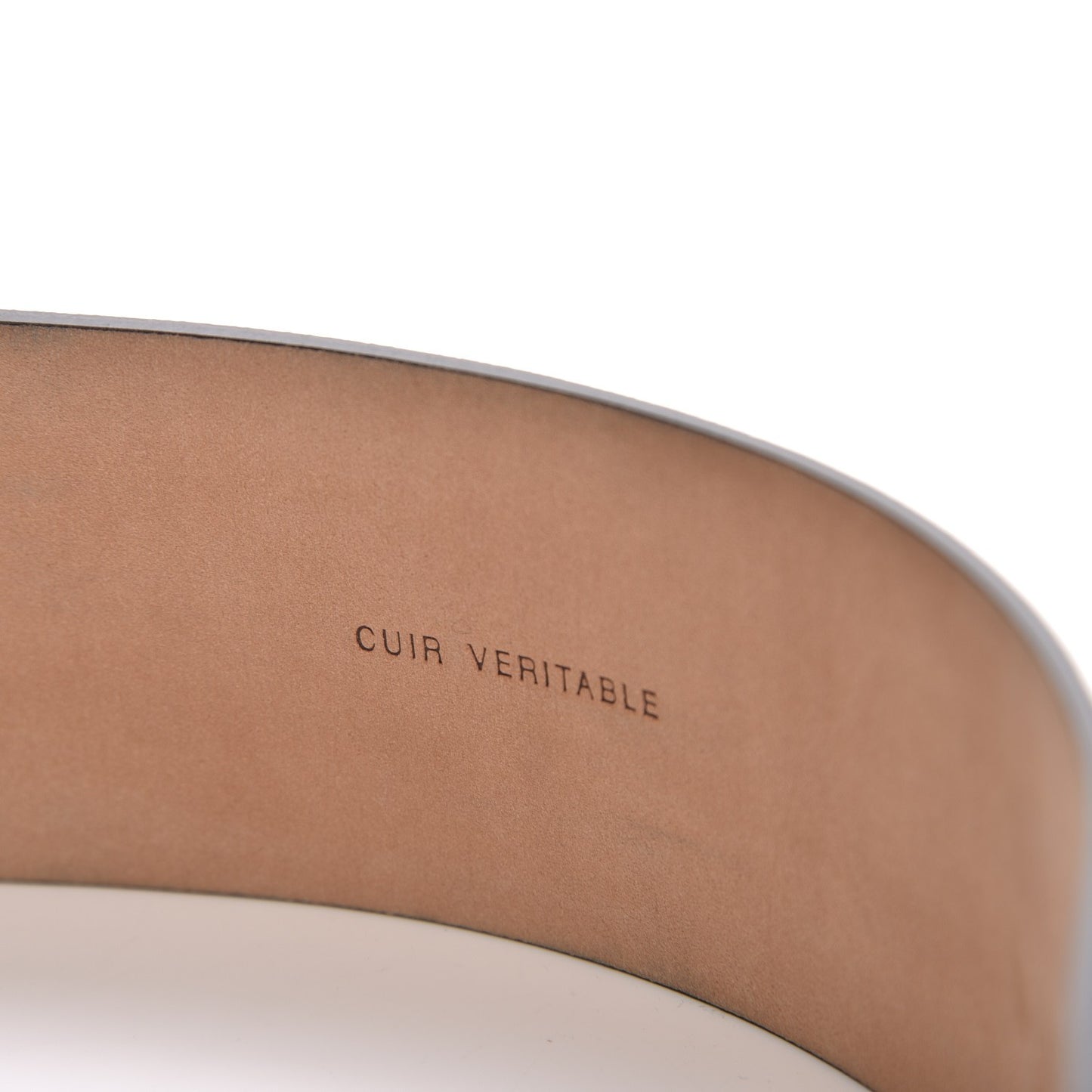 Calfskin CC Belt 95 38 Dark Brown