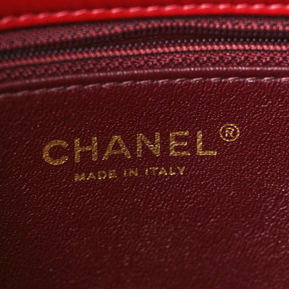 Chanel Lambskin Quilted Medium Trendy CC Flap Dual Handle Bag Red 6 of 9