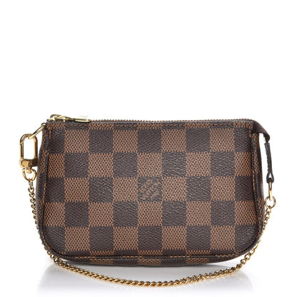 Louis Vuitton Damier Ebene Mini Pochette Accessories 1 of 7