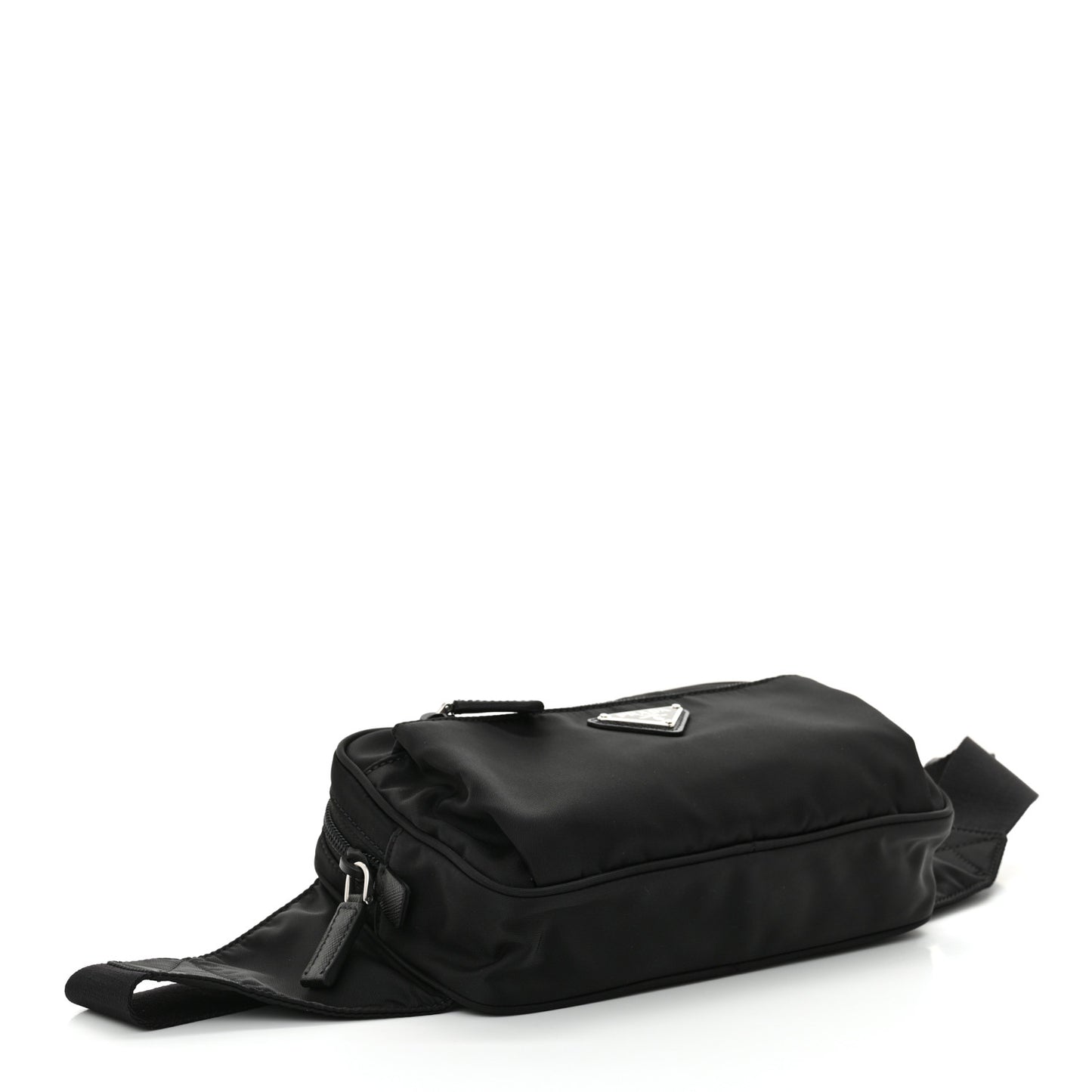 Re-Nylon Saffiano Belt Bag Black