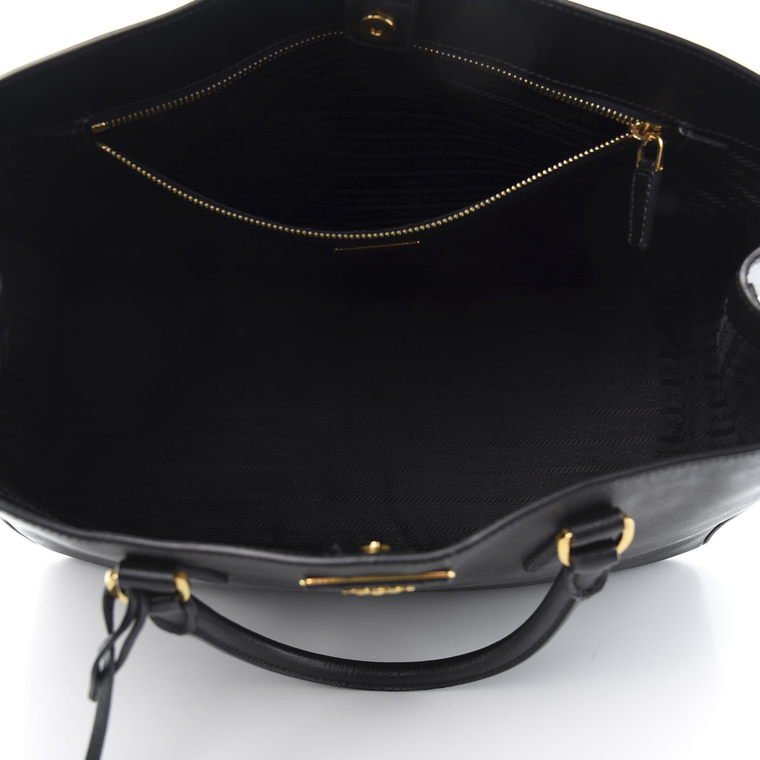 Prada Saffiano Lux Large Tote Black 5 of 12