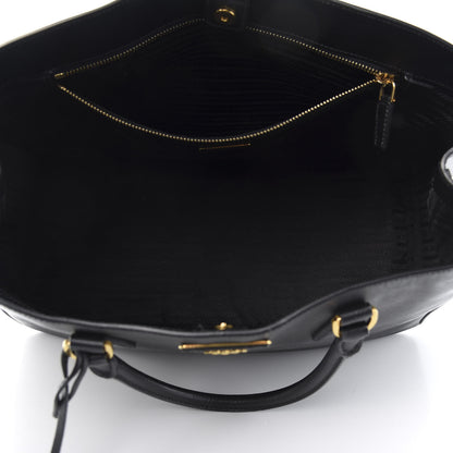 Prada Saffiano Lux Large Tote Black 5 of 12