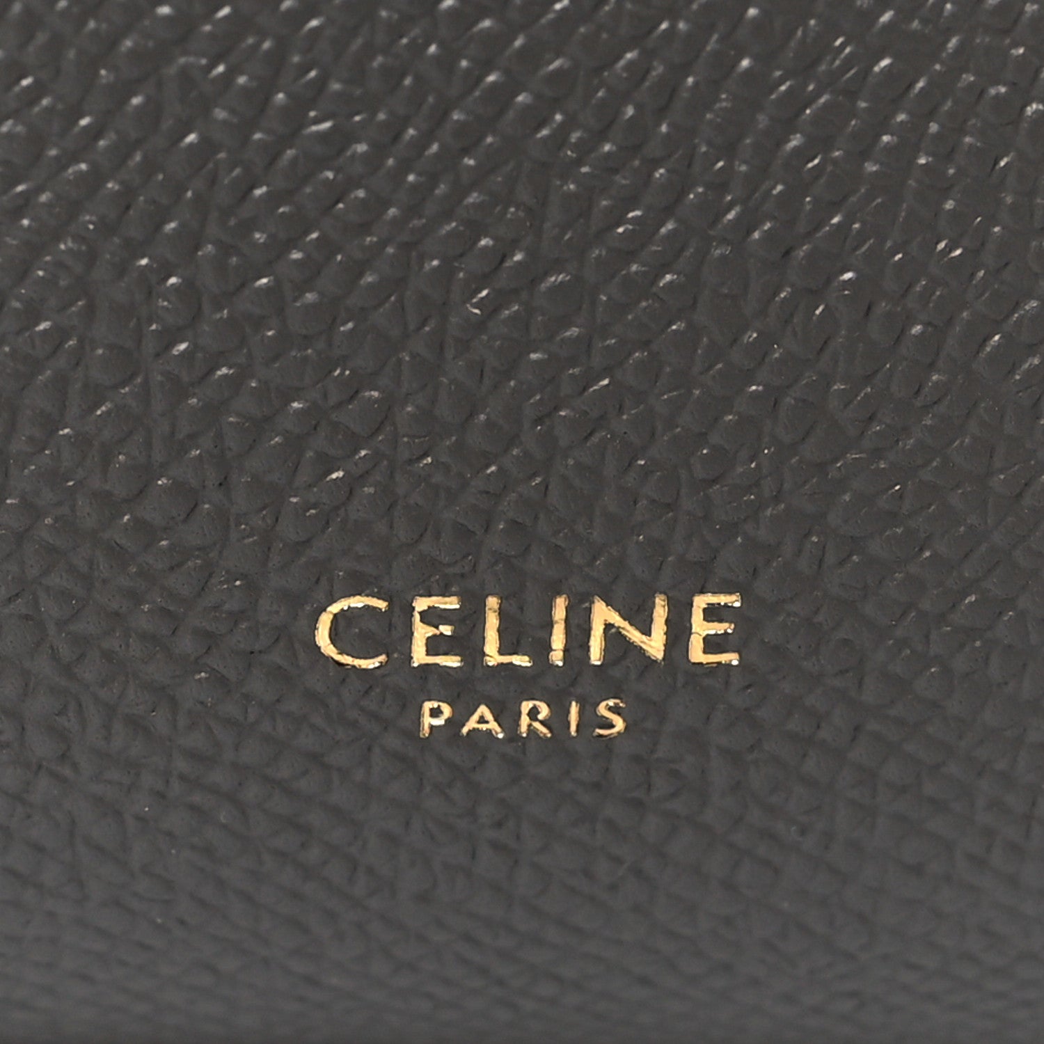 Celine Grained Calfskin Pico Belt Bag Grey 6 of 10