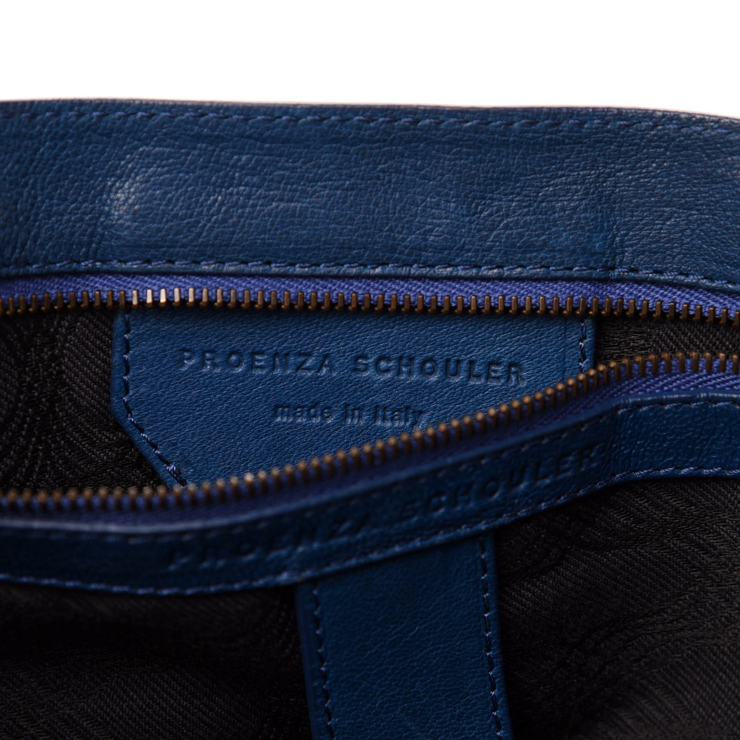 Lambskin Large PS1 Satchel Royal Blue