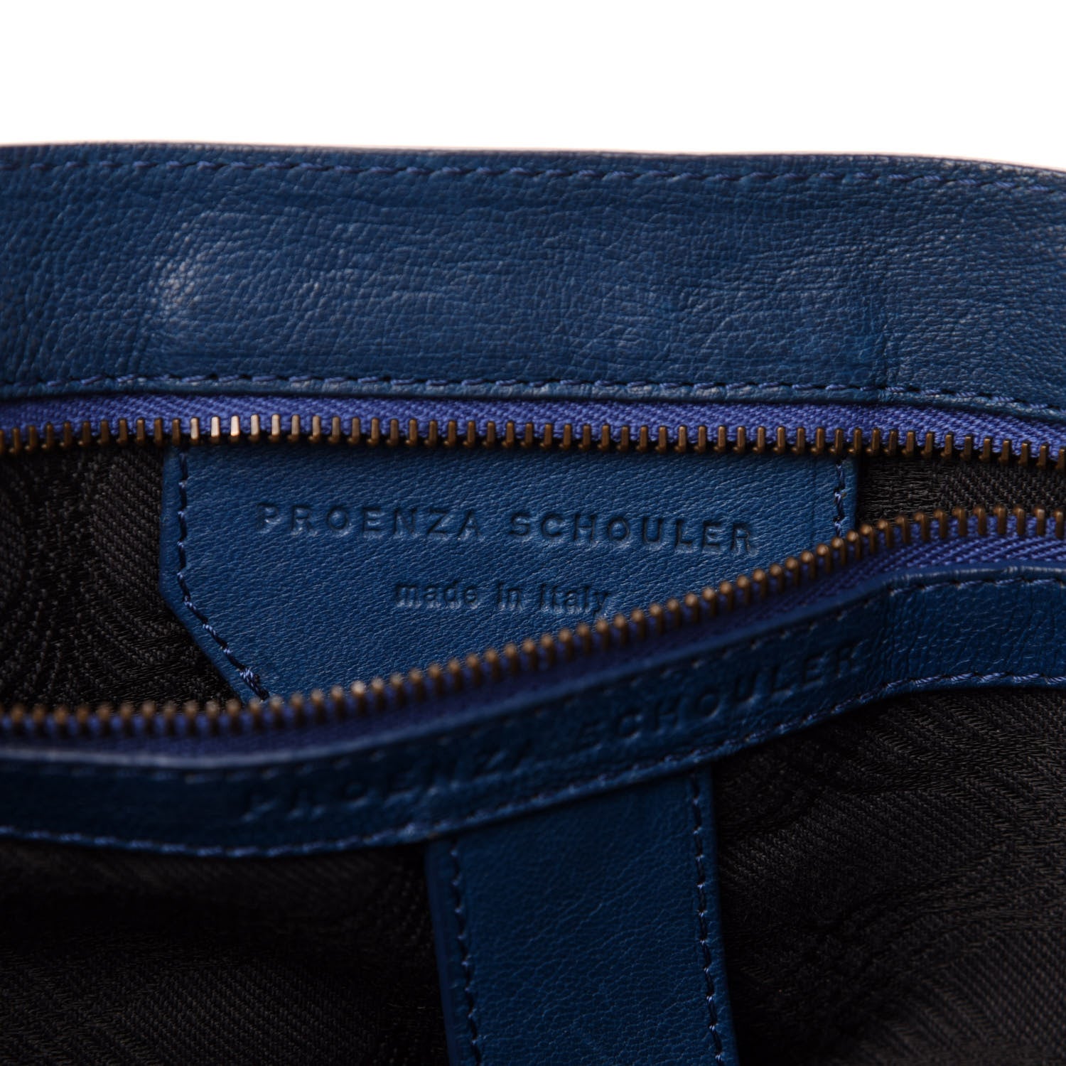 Proenza Schouler Lambskin Large PS1 Satchel Royal Blue 20 of 22