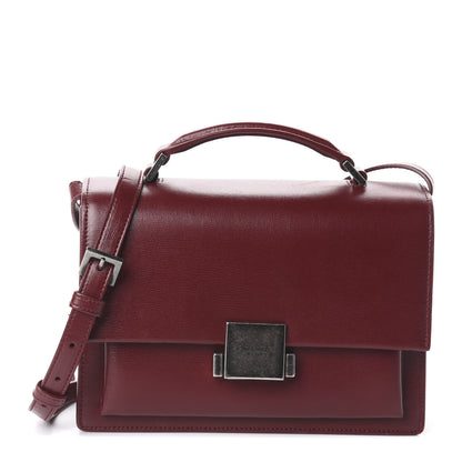 Saint Laurent Calfskin Medium Bellechasse Satchel Palissandre 1 of 8