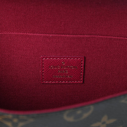 Louis Vuitton Monogram Pochette Felicie Chain Wallet Fuchsia 6 of 9