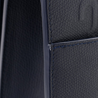 Christian Dior Ultra Matte Grained Calfskin 30 Montaigne Flap Bag Navy 11 of 12