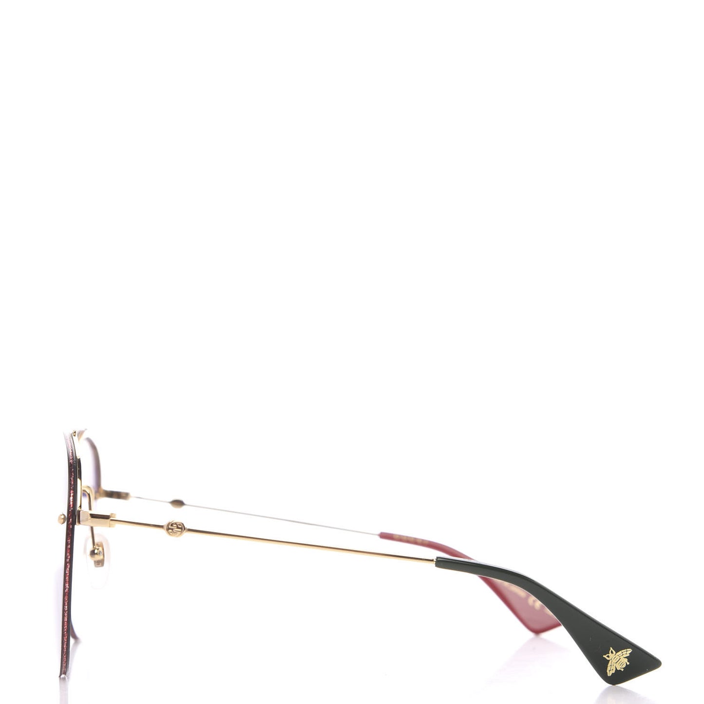 Glitter Aviator Sunglasses GG0351S Red