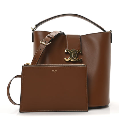 Celine Smooth Calfskin Triomphe Medium Louise Bag Tan 3 of 11