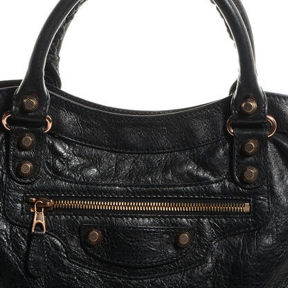 Balenciaga Agneau Giant 12 Rose Gold Hardware Town Black 9 of 11