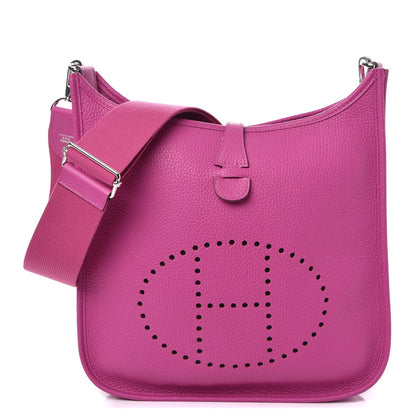 Hermes Taurillon Clemence Evelyne III PM Magnolia 1 of 8