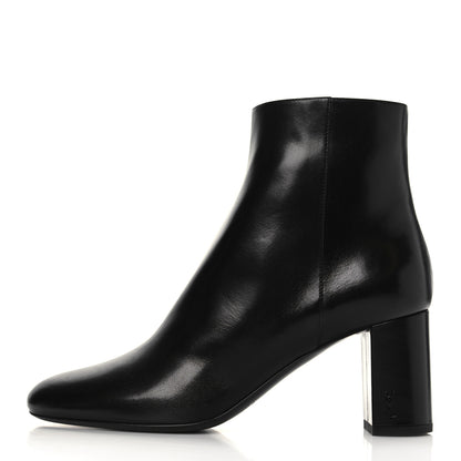 Saint Laurent Nappa Vendome Loulou Ankle Zip Boot 39 Black 1 of 9