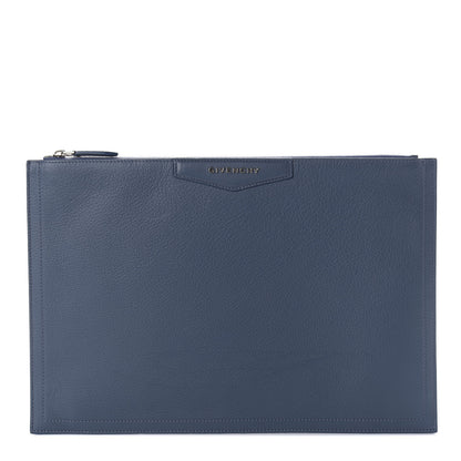 Givenchy Sugar Goatskin Medium Antigona Pouch Mineral Blue 1 of 8