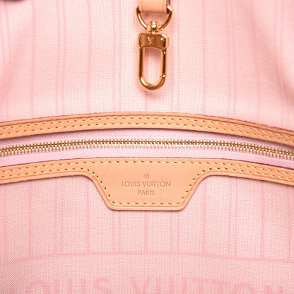 Louis Vuitton Damier Azur Neo Neverfull GM Rose Ballerine 6 of 11