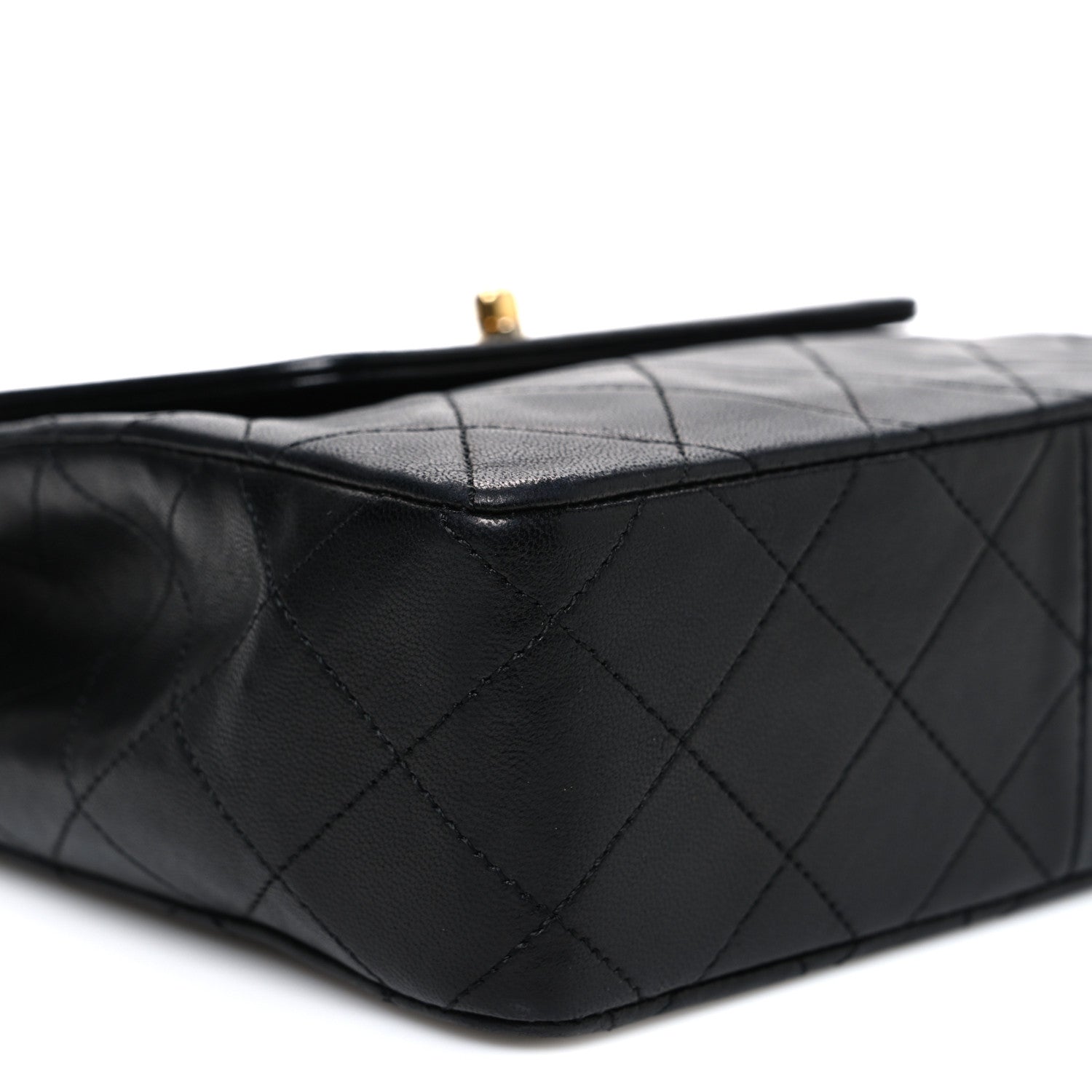 Chanel Lambskin Quilted Small Shoulder Bag Black 11 of 12