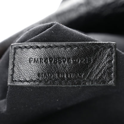 Saint Laurent Crinkled Calfskin Matelasse Monogram Medium Niki Chain Satchel Black 7 of 10