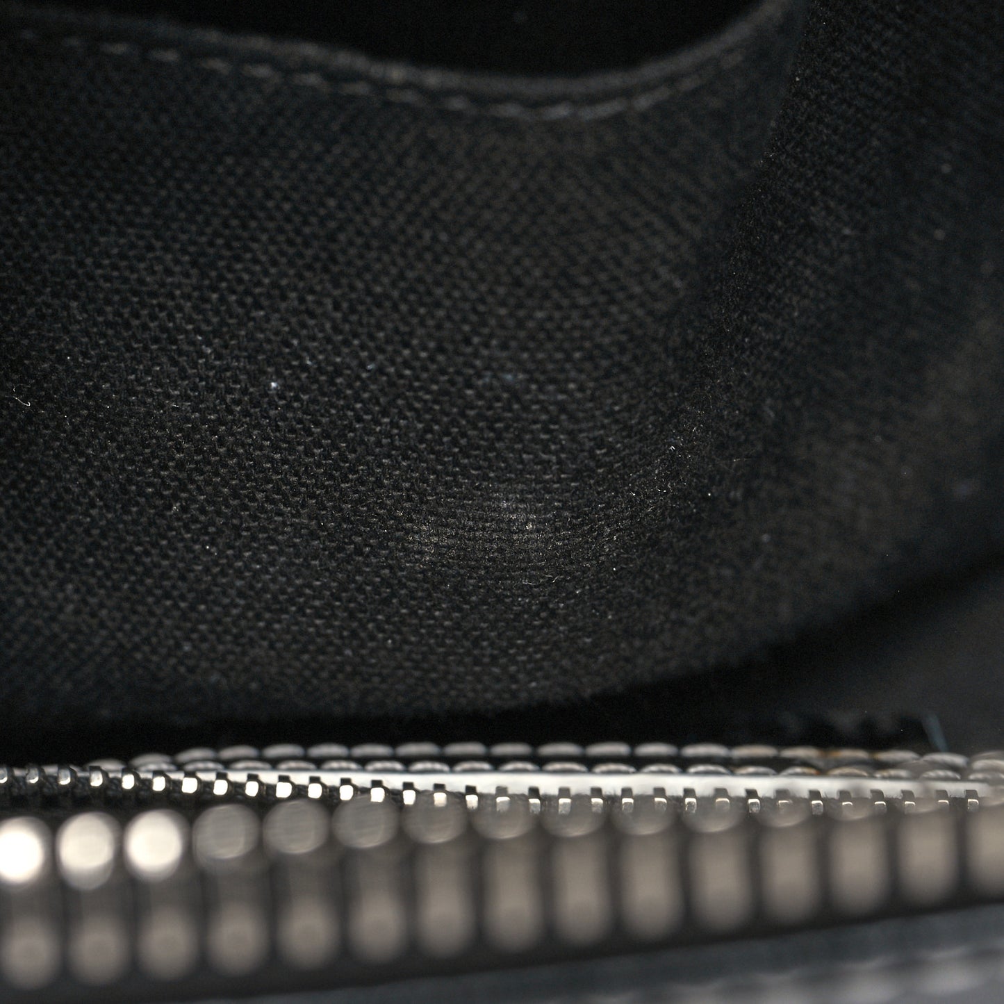 Calfskin Contrast Topstitch Small Antigona Black White