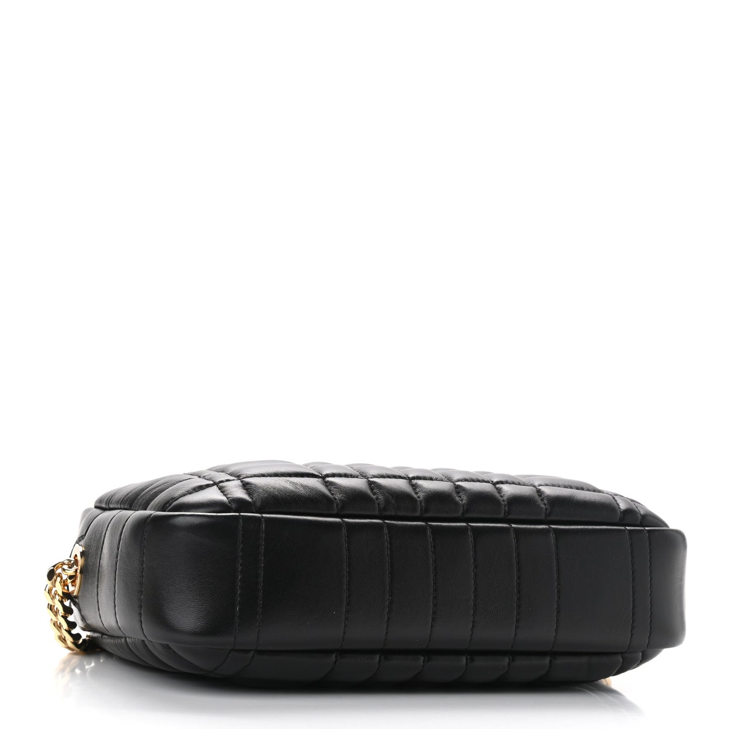 Calfskin Quilted Small Lola Camera Bag Black