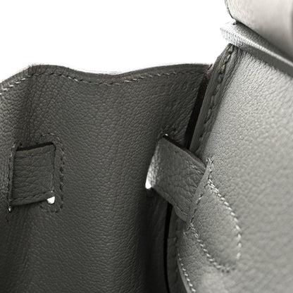 Hermes Togo Birkin 30 Gris Mouette 7 of 11