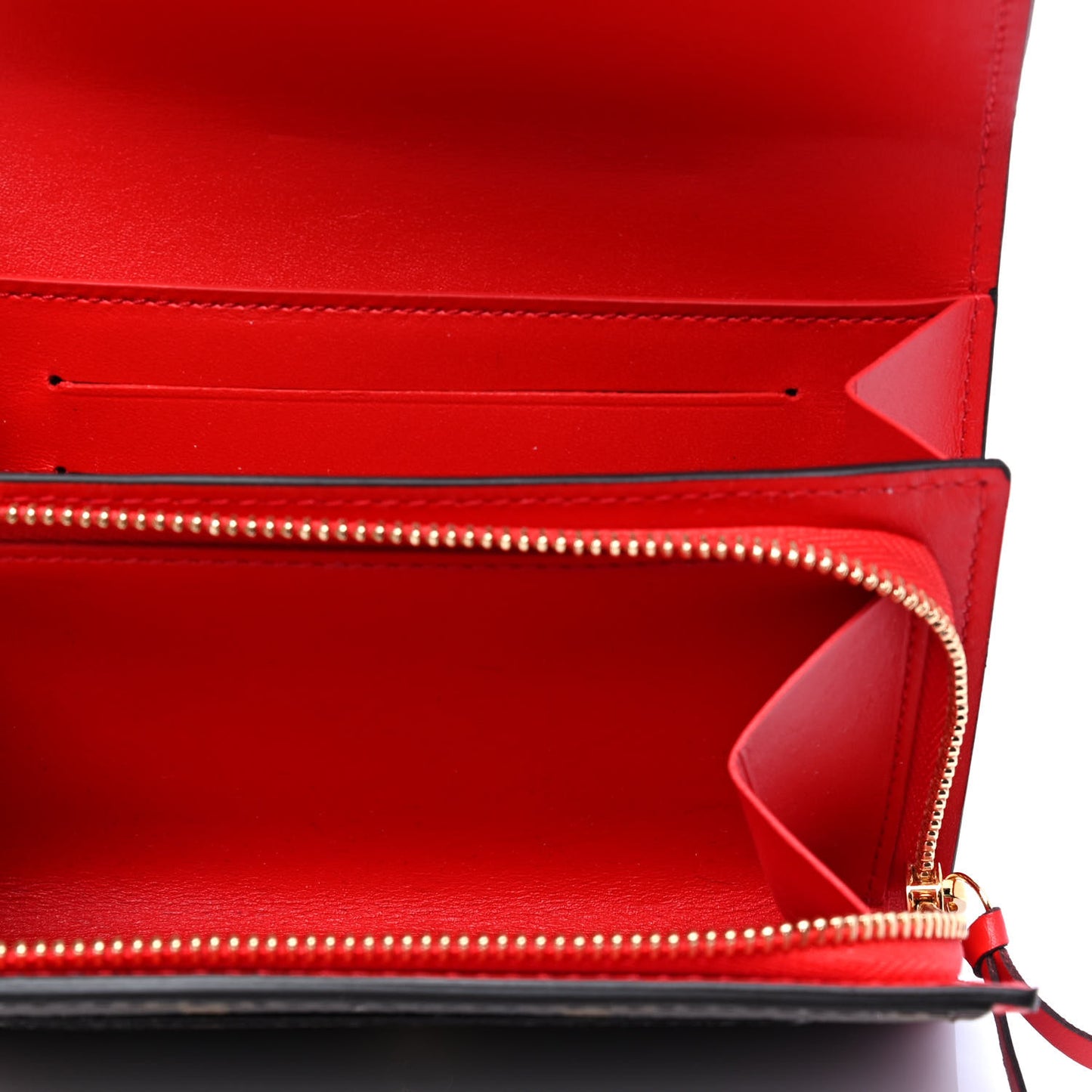 Monogram Flore Compact Wallet Coquelicot