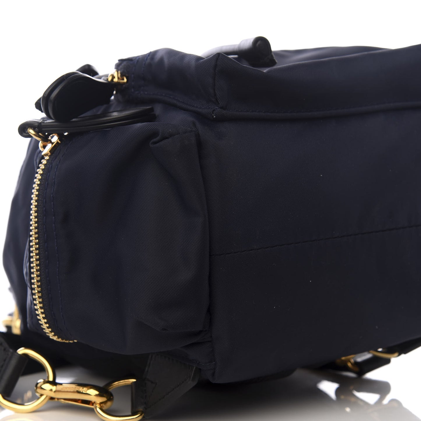 Nylon Small Crossbody Rucksack Backpack Ink Blue