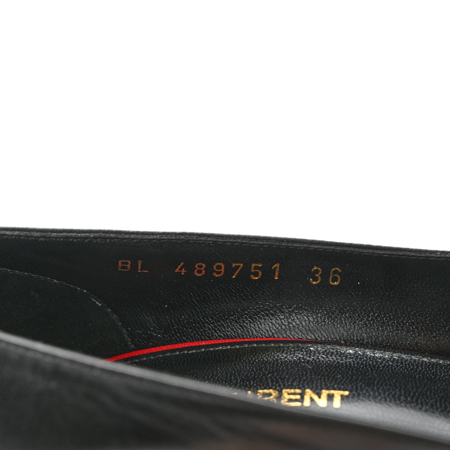 Saint Laurent Kitten Heel Pumps 36 Black 6 of 9