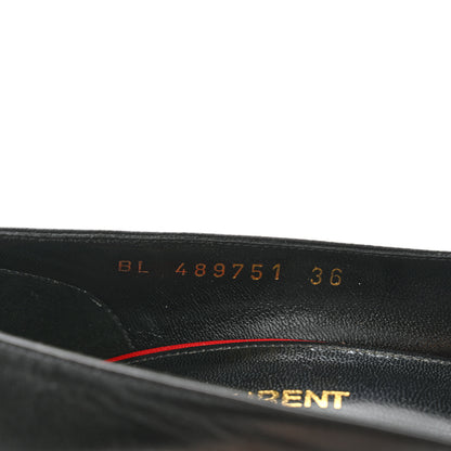 Saint Laurent Kitten Heel Pumps 36 Black 6 of 9