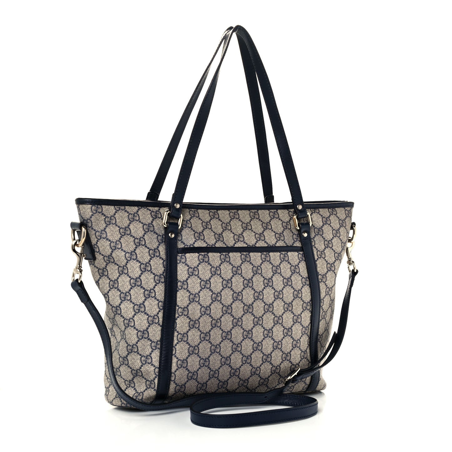 GG Supreme Monogram Medium Joy Tote Navy