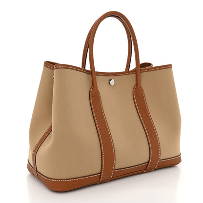 Hermes Toile Negonda Garden Party 30 TPM Trench Gold 3 of 11