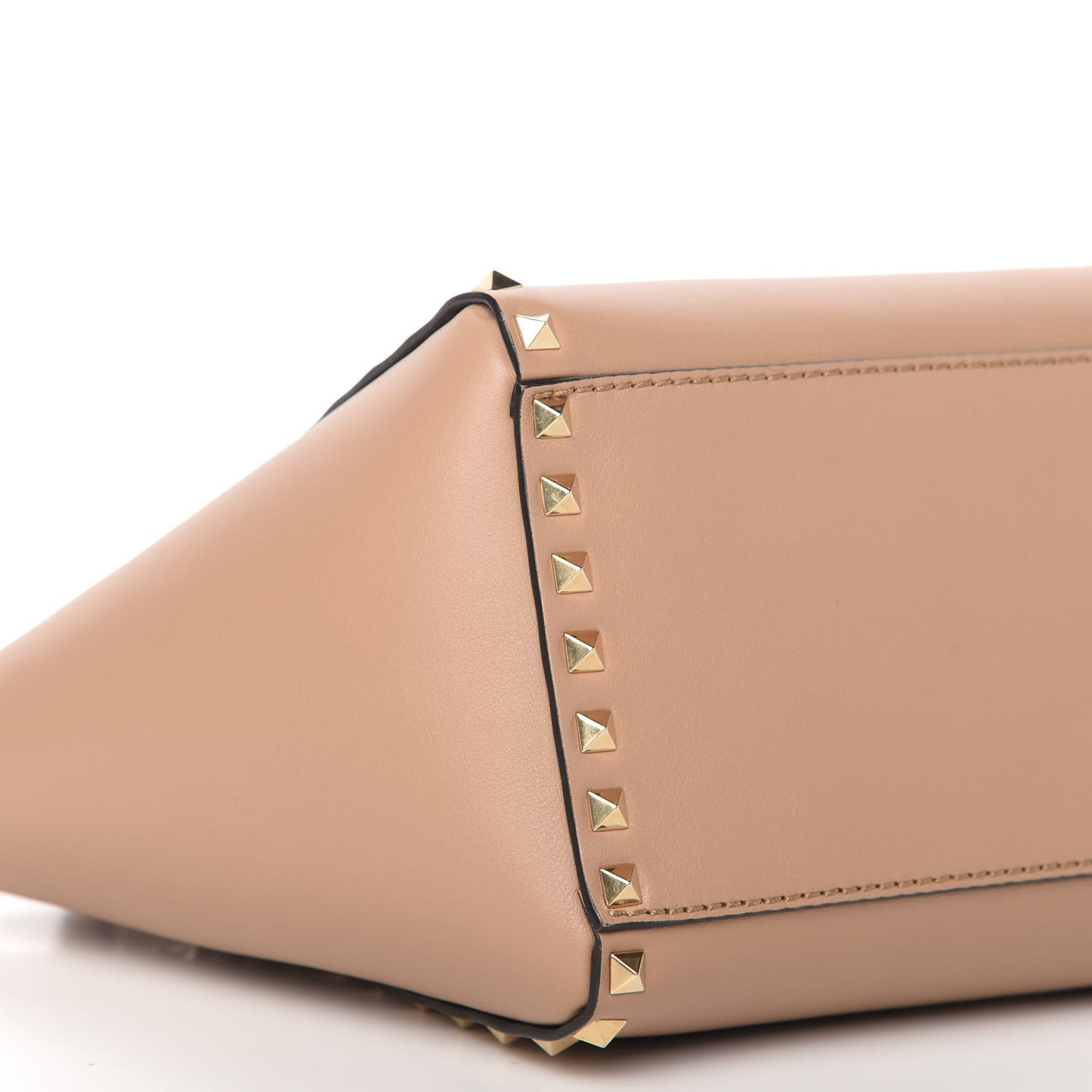 Vitello Small Rockstud Double Handle Tote Alpaca