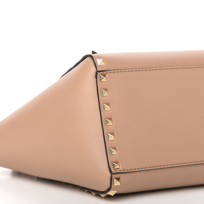 Valentino Garavani Vitello Small Rockstud Double Handle Tote Alpaca 6 of 10