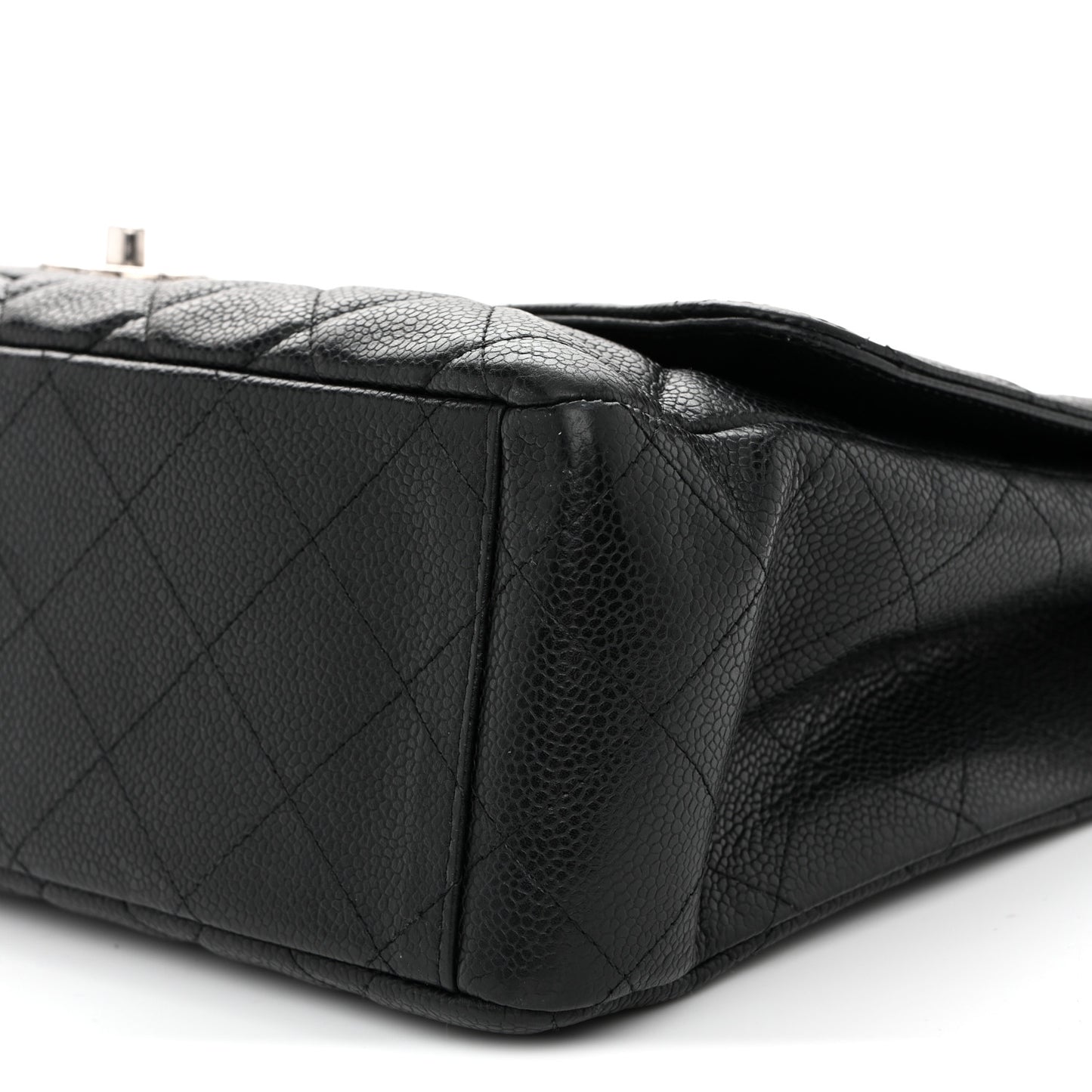Caviar Maxi Single Flap Black