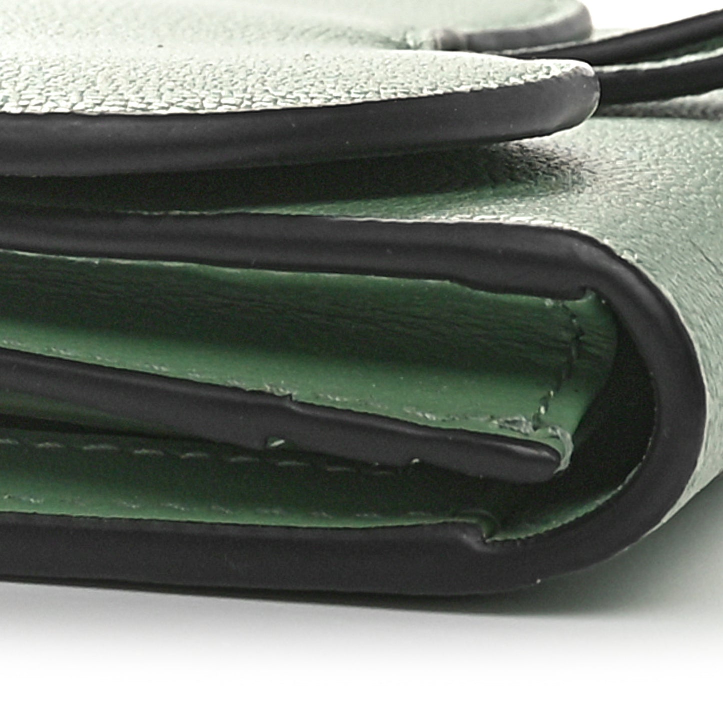 Goatskin Saddle Long Wallet Queen Mint