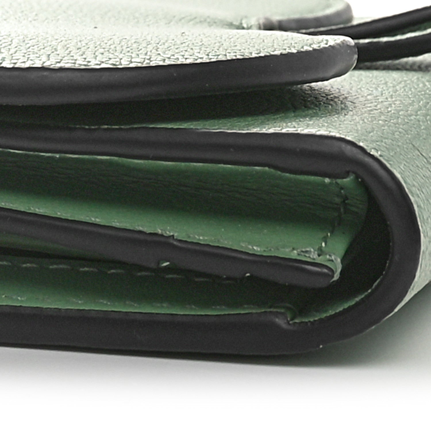 Christian Dior Goatskin Saddle Long Wallet Queen Mint 8 of 9