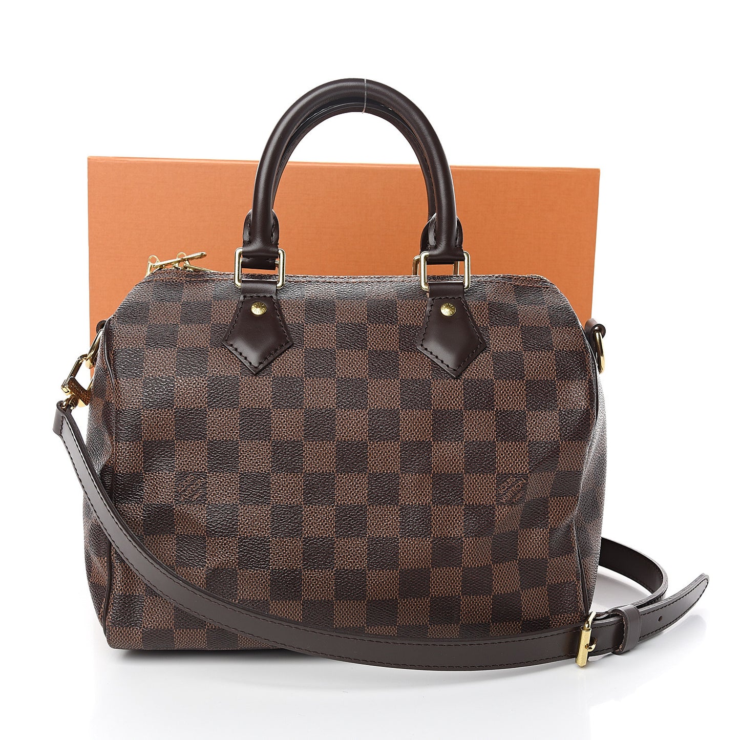 Damier Ebene Speedy Bandouliere 25
